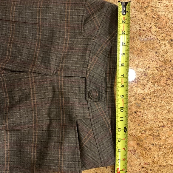 Women’s Plaid Dress Pants. These have been altered - measurements shown in pix - Picture 7 of 9